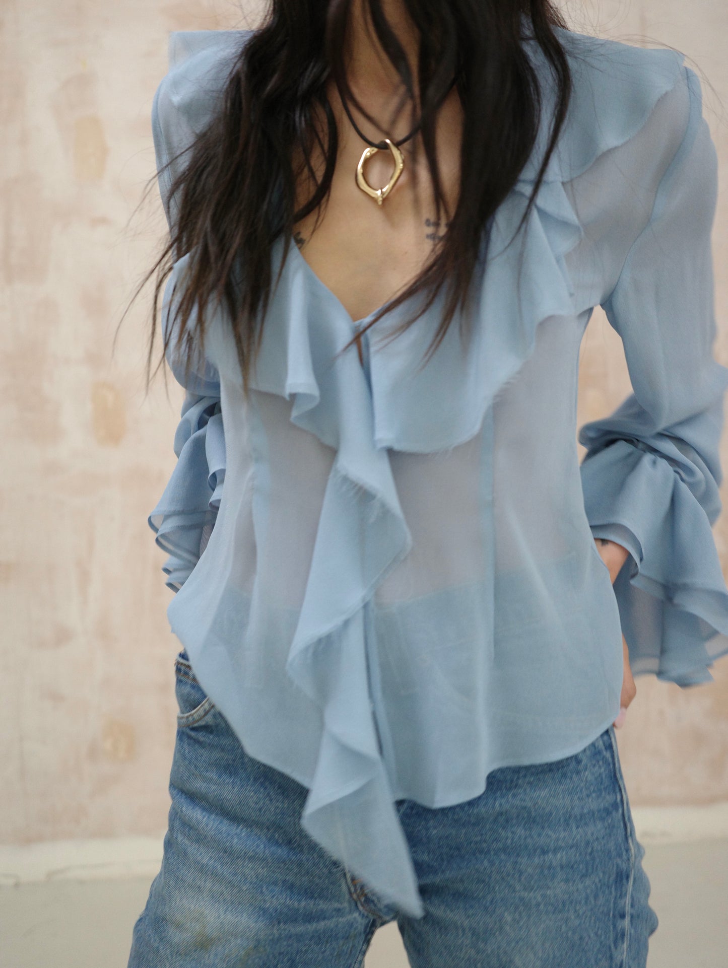 Casey - The Ruffle Blouse