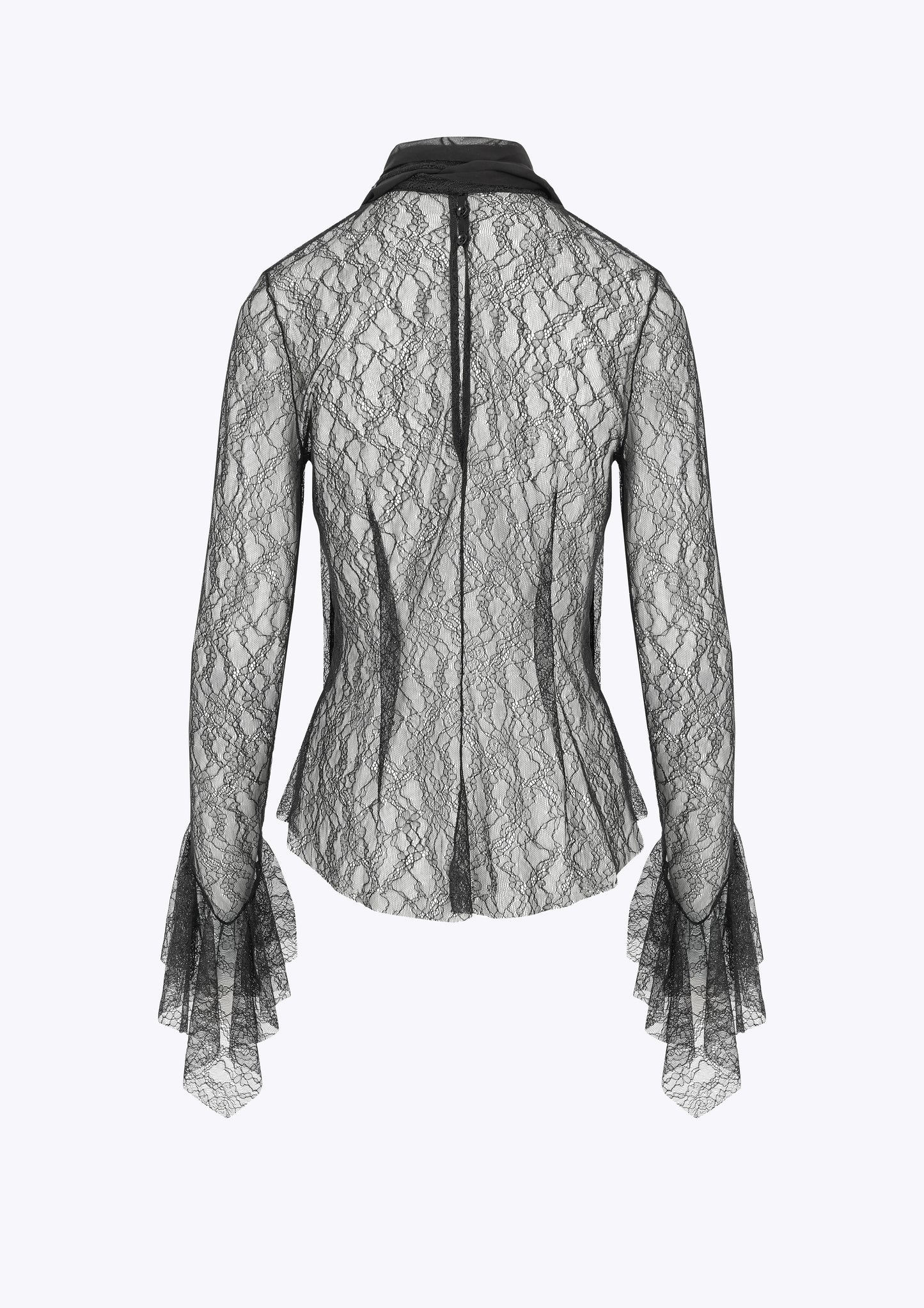 Amelia - The Lace Tie Neck Blouse