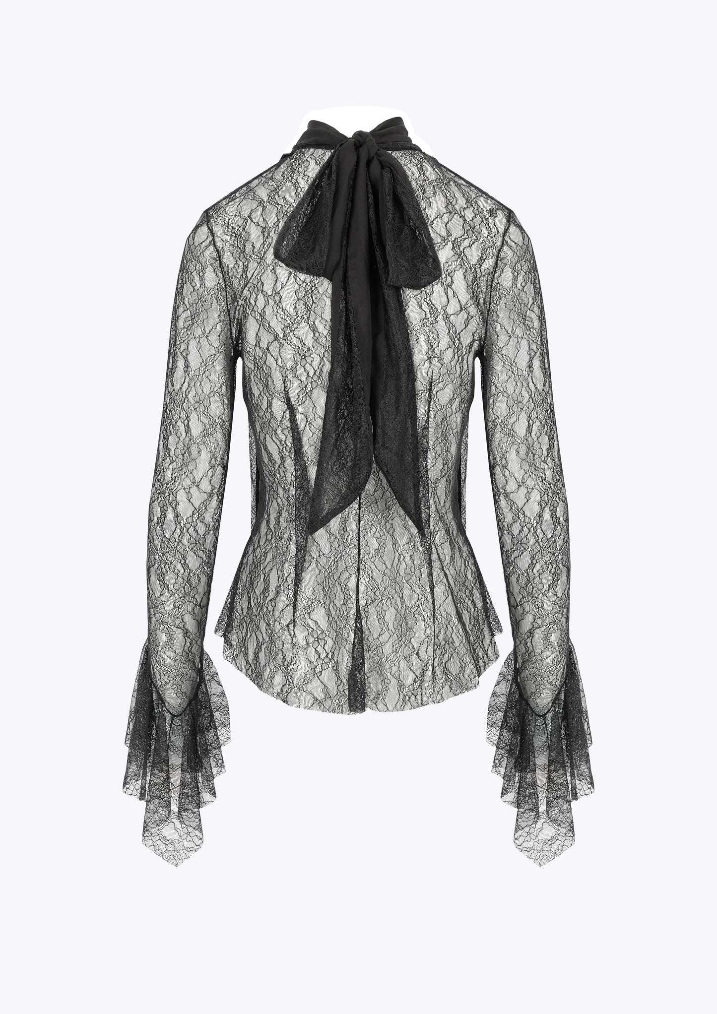 Amelia - The Lace Tie Neck Blouse