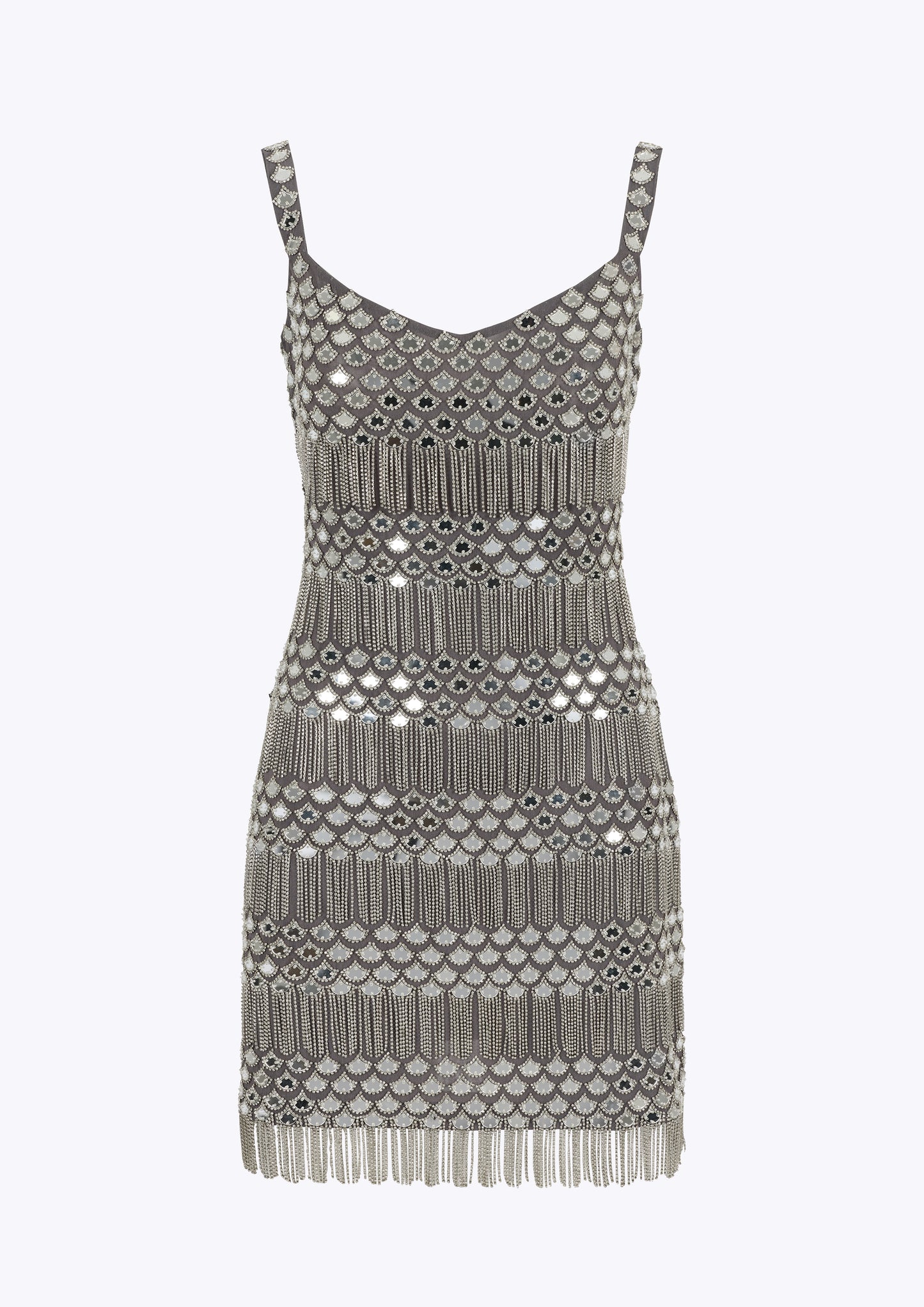 Lexi - The Crystal Fringe Disco Dress